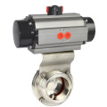Pneumatic Butterfly Valve with Intelligent Control Head